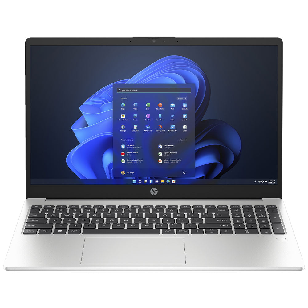 HP 250 G10 Laptop (Intel Core i3-1315U - 16GB Ram - M.2 NVMe 512GB - Intel UHD Graphics - 15.6 Inch FHD IPS) - Turbo Silver