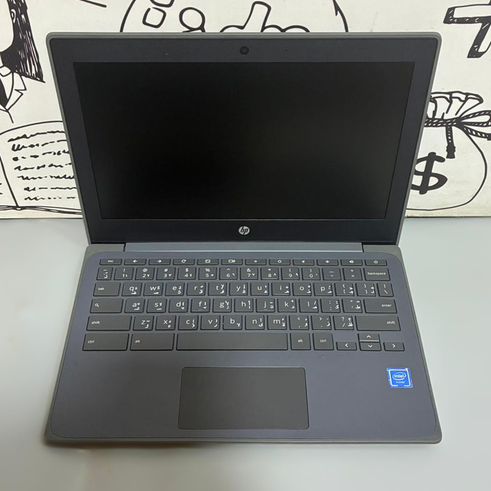 HP Chromebook 11A G8 Laptop (AMD A4-9120C - 4GB DDR4 - eMMC 32GB - AMD Radeon R4 Graphics - 11.6 Inch HD - Cam) Original Used