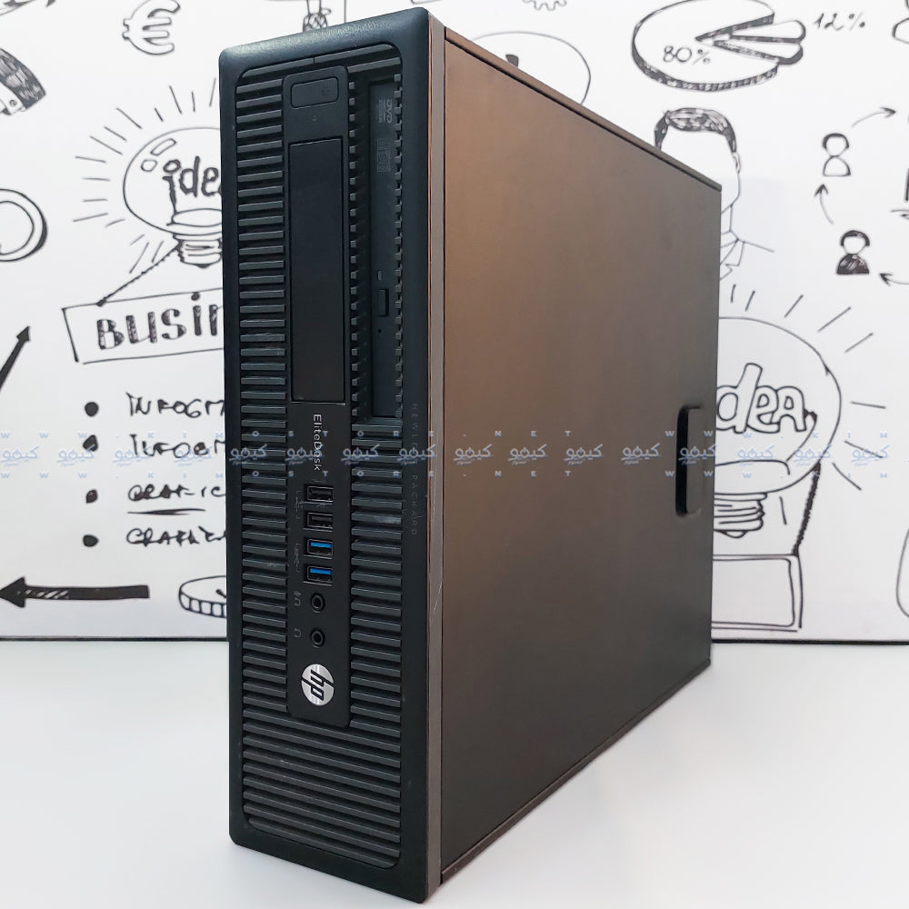 HP EliteDesk 800 G1 Desktop PC (Intel Core i5-4570 - 4GB DDR3 - No Hard - Intel HD Graphics - DVD RW) Original Used