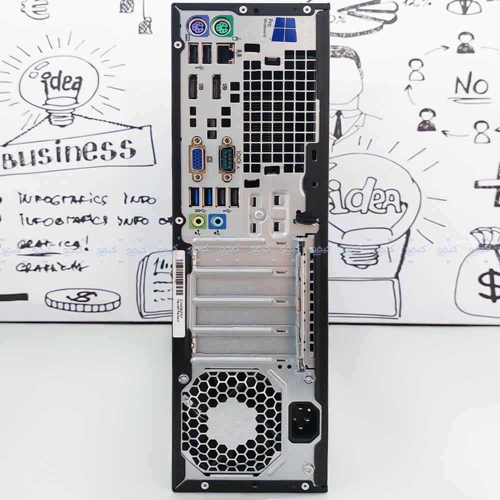 HP EliteDesk 800 G1 Desktop PC (Intel Core i5-4570 - 4GB DDR3 - No Hard - Intel HD Graphics - DVD RW) Original Used