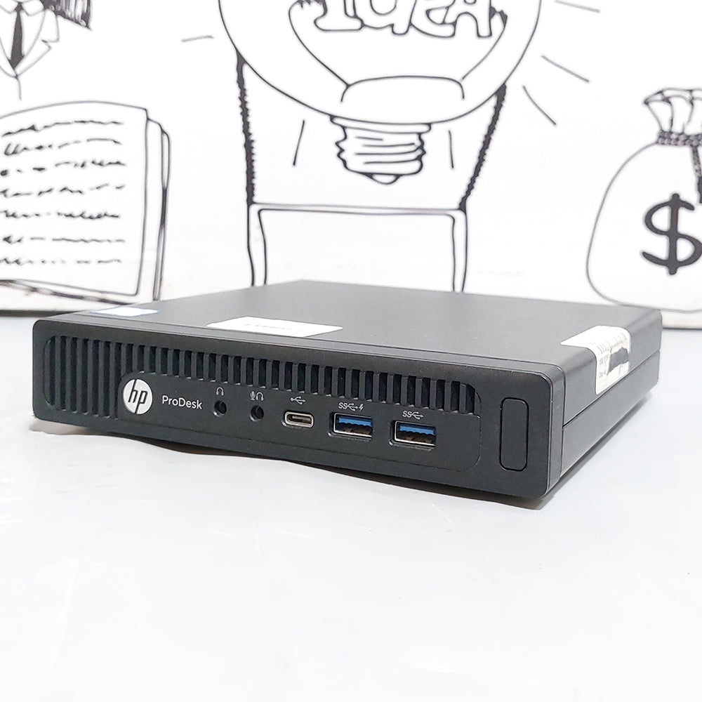 HP EliteDesk 800 G2 DM 65W Desktop Mini PC (Intel Core i5-6500T - 8GB DDR4 - No Hard - Intel HD Graphics) Original Used
