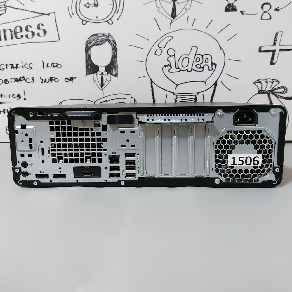 كمبيوتر ديسك توب اتش بي EliteDesk 800 G5 SFF (انتل كور i7-8700 - رام 8 جيجابايت DDR4 - انتل UHD جرافيكس) استعمال خارج