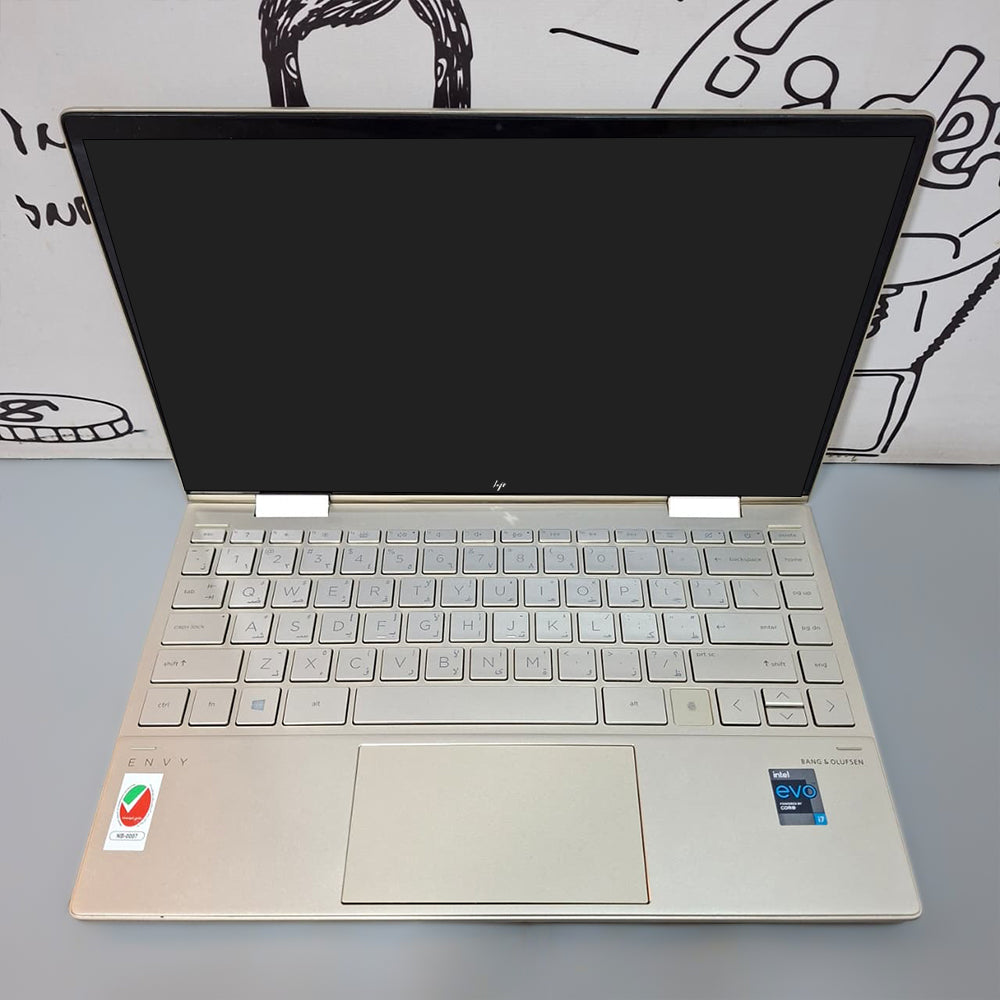 HP Envy x360 Convertible 13-BD0001NE Laptop (Intel Core i7-1165G7 - 16GB DDR4 - M.2 NVMe 1TB - Intel Iris Xe Graphics - 13.3 Inch FHD IPS Touchscreen 360° - Cam - With Box) Used