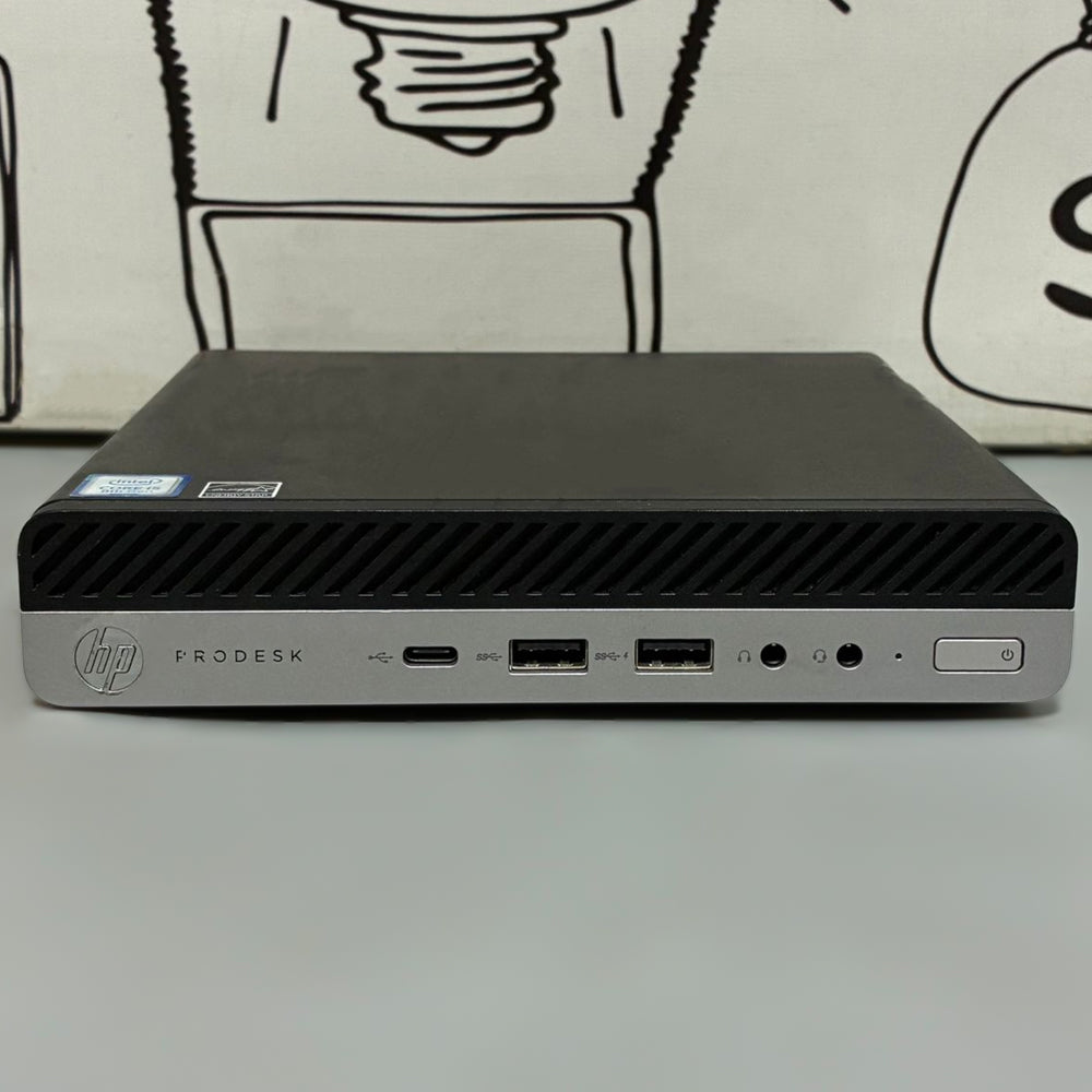 HP ProDesk 600 G4 DM (TAA) Desktop Mini PC (Intel Core i5-8500T - 8GB DDR4 - No Hard - Intel UHD Graphics) Original Used