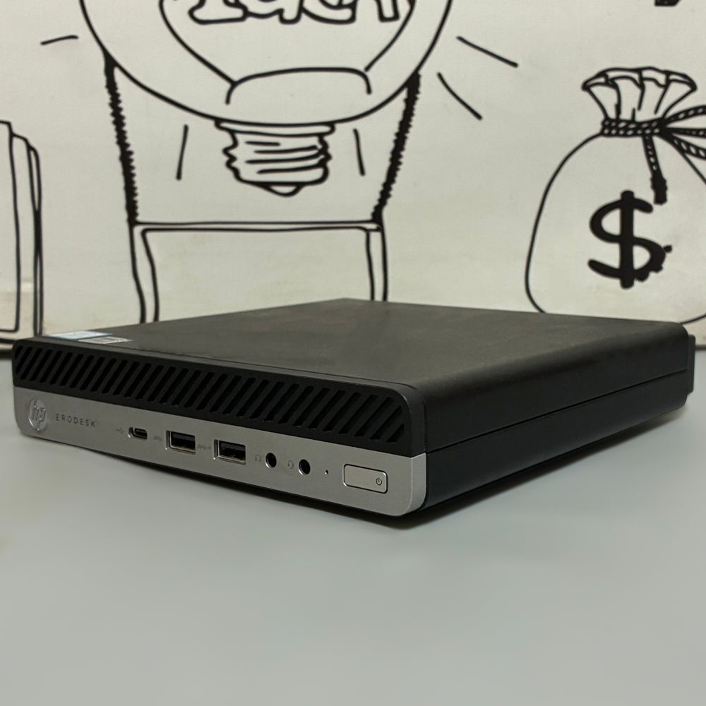 HP ProDesk 600 G4 DM (TAA) Desktop Mini PC (Intel Core i5-8500T - 8GB DDR4 - No Hard - Intel UHD Graphics) Original Used