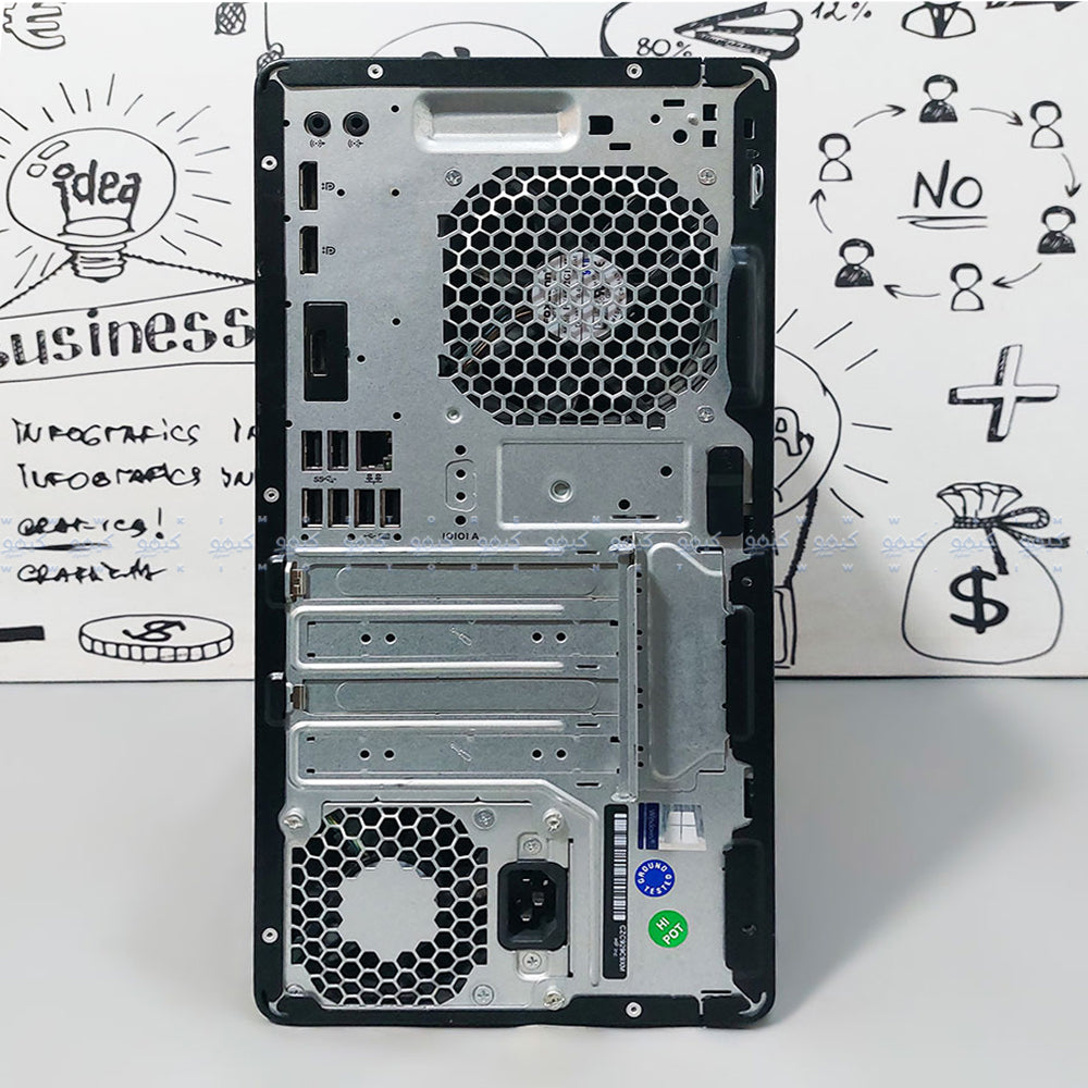 كمبيوتر تاور اتش بي ProDesk 600 G5 (انتل كور i5-8500 - رام 8 جيجابايت DDR4 - بدون هارد - انتل UHD جرافيكس - DVD RW) استعمال خارج