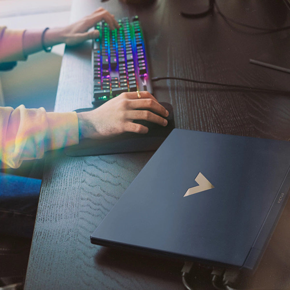 HP Victus 15-FA1017NIA Gaming Laptop (Intel Core i5-13500H - 16GB Ram - M.2 NVMe 512GB - Nvidia RTX 4050 6GB - 15.6 Inch FHD IPS 144Hz) - Performance Blue