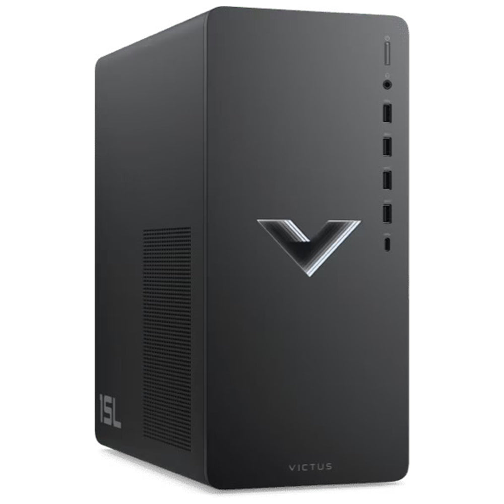 كمبيوتر ديسك توب اتش بي جيمنج Victus 15L TG02-2000i (انتل كور i7-14700F - رام 16 جيجابايت - هارد 512 جيجابايت M.2 NVMe - نفيديا جيف ورس 8 جيجابايت RTX 4060 GDDR6 - ويندوز 11 - كيبورد + ماوس) - رمادي