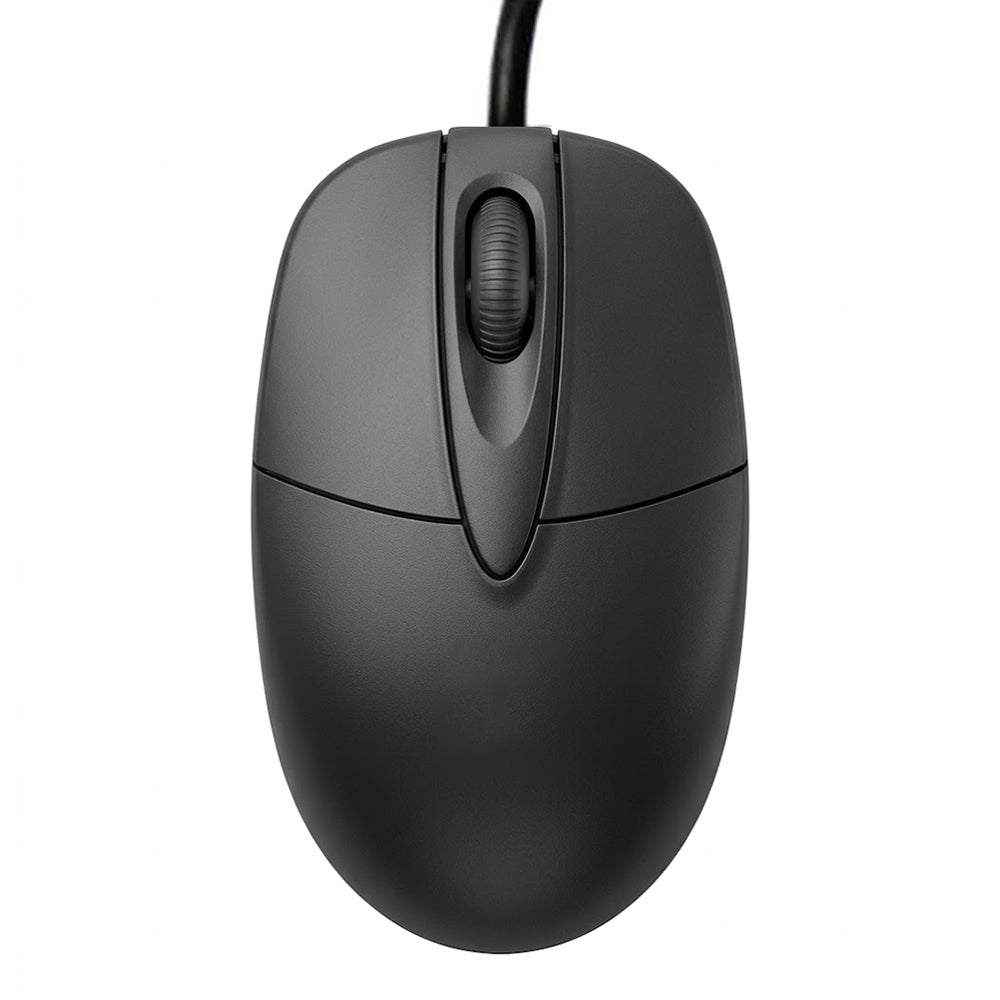 HP WE-6 Wired Mouse 1600Dpi - Black (Copy)