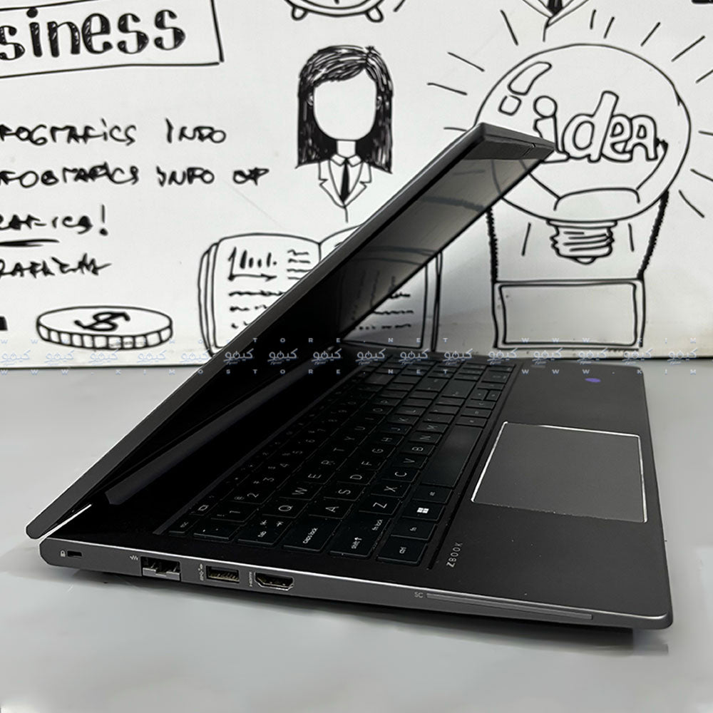 HP ZBook Power 15 G7 Mobile Workstation Laptop (Intel Core i7-10850H - 16GB DDR4 - M.2 512GB - Nvidia Quadro T1000 With Max-Q 4GB - 15.6 Inch FHD - Cam) Original Used