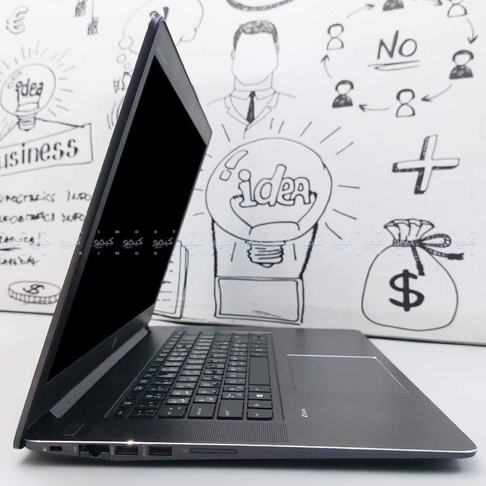 HP ZBook Studio G3 Mobile Workstation Laptop (Intel Core i7-6820HQ - 16GB DDR4 - M.2 512GB - Nvidia Quadro M1000M 4GB - 15.6 Inch FHD IPS - Cam) Original Used