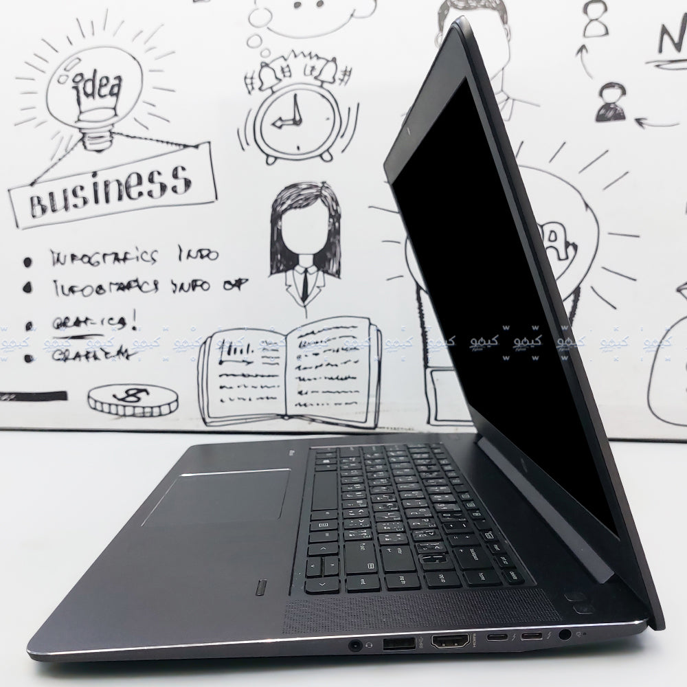 HP ZBook Studio G3 Mobile Workstation Laptop (Intel Core i7-6820HQ - 16GB DDR4 - M.2 512GB - Nvidia Quadro M1000M 4GB - 15.6 Inch FHD IPS - Cam) Original Used