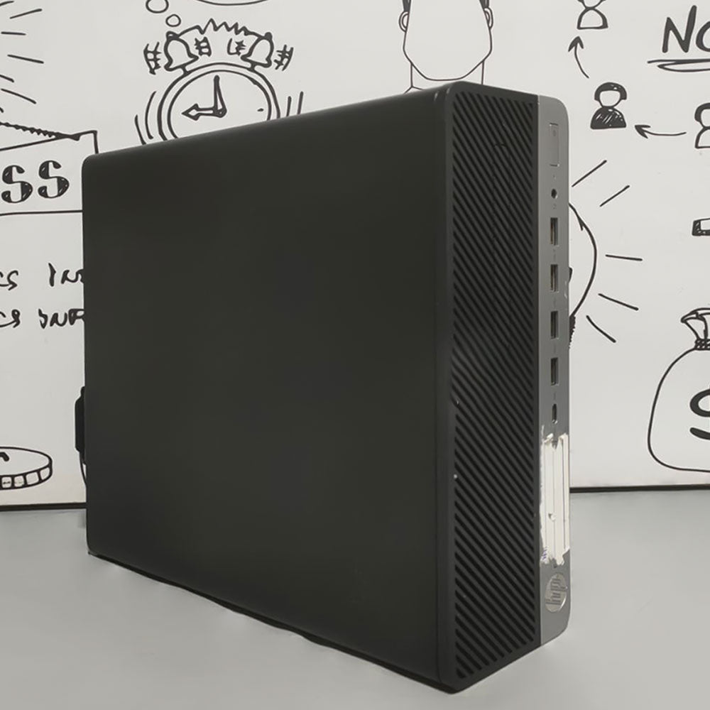 كمبيوتر ديسك توب اتش بي EliteDesk 705 G4 SFF (اى ام دى رايزن 3 برو 2200G - رام 8 جيجابايت DDR4 - بدون هارد - اى ام دى راديون فيجا 8 - DVD RW) استعمال خارج