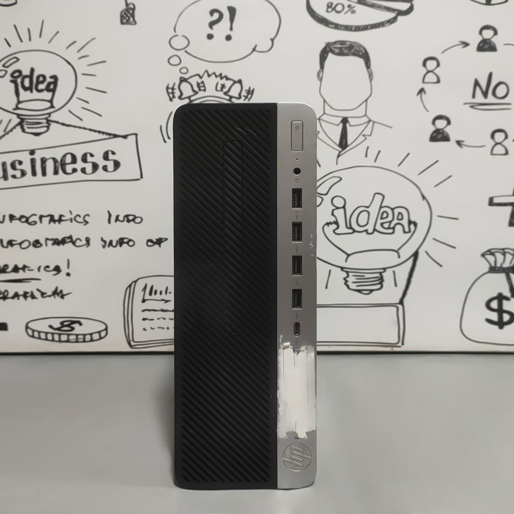 كمبيوتر ديسك توب اتش بي EliteDesk 705 G4 SFF (اى ام دى رايزن 3 برو 2200G - رام 8 جيجابايت DDR4 - بدون هارد - اى ام دى راديون فيجا 8 - DVD RW) استعمال خارج