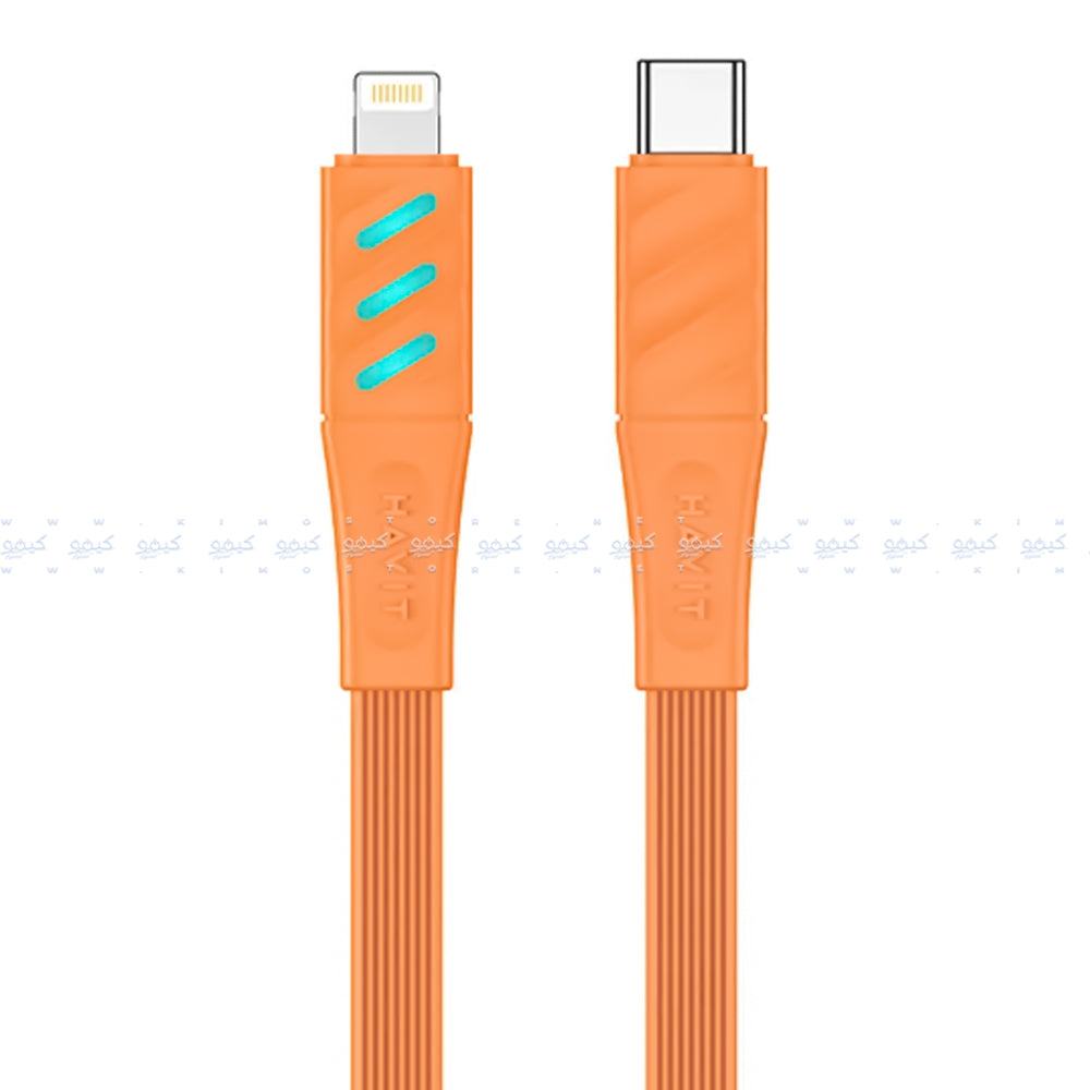 Havit CB6255 Type-C To Lightning Cable 30W Fast Charging 1m - Orange