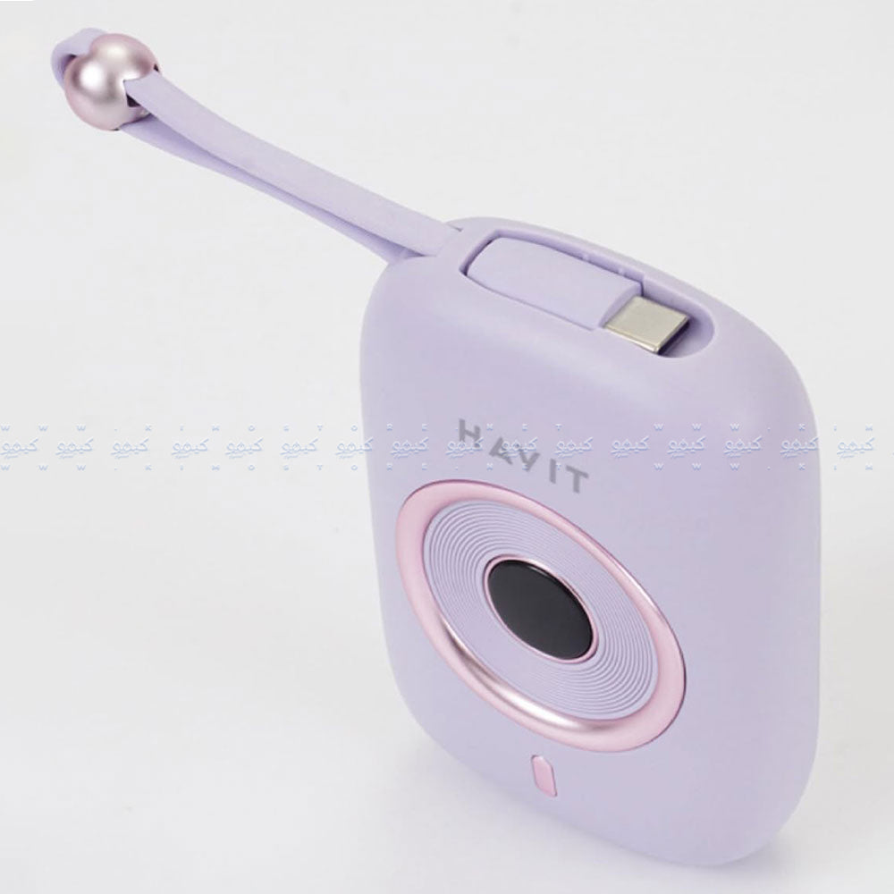 Havit PB5214 Power Bank Type-C 35W 10000mAh Built-In Type-C Cable