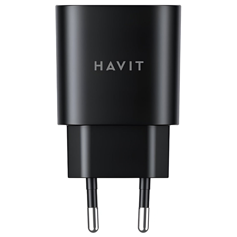 Havit UC25W Wall Charger PD Type-C 25W Fast Charger - Black