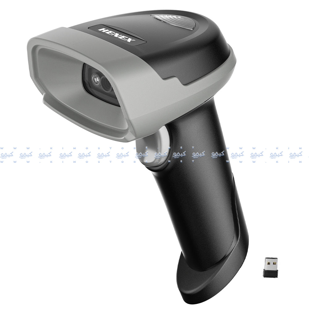 قارئ باركود لاسلكي هينكس KD-1100R 2D مع حامل