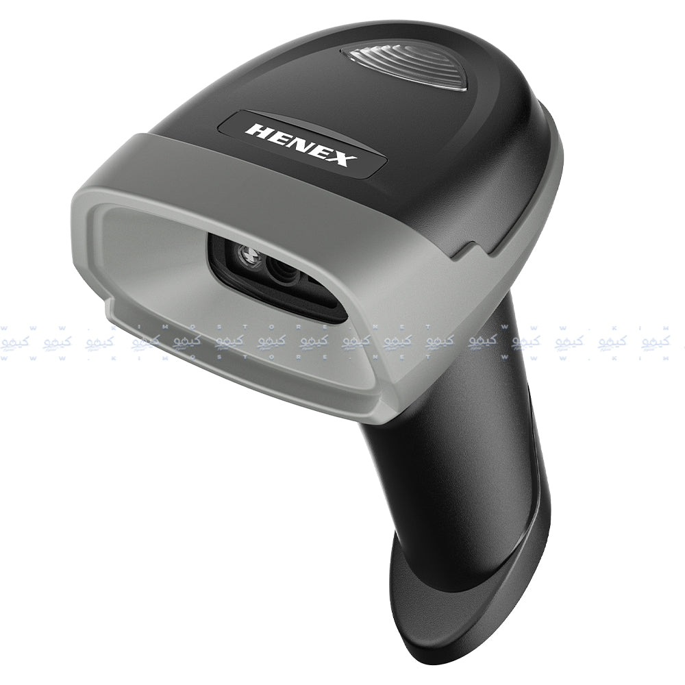 قارئ باركود لاسلكي هينكس KD-1100R 2D مع حامل