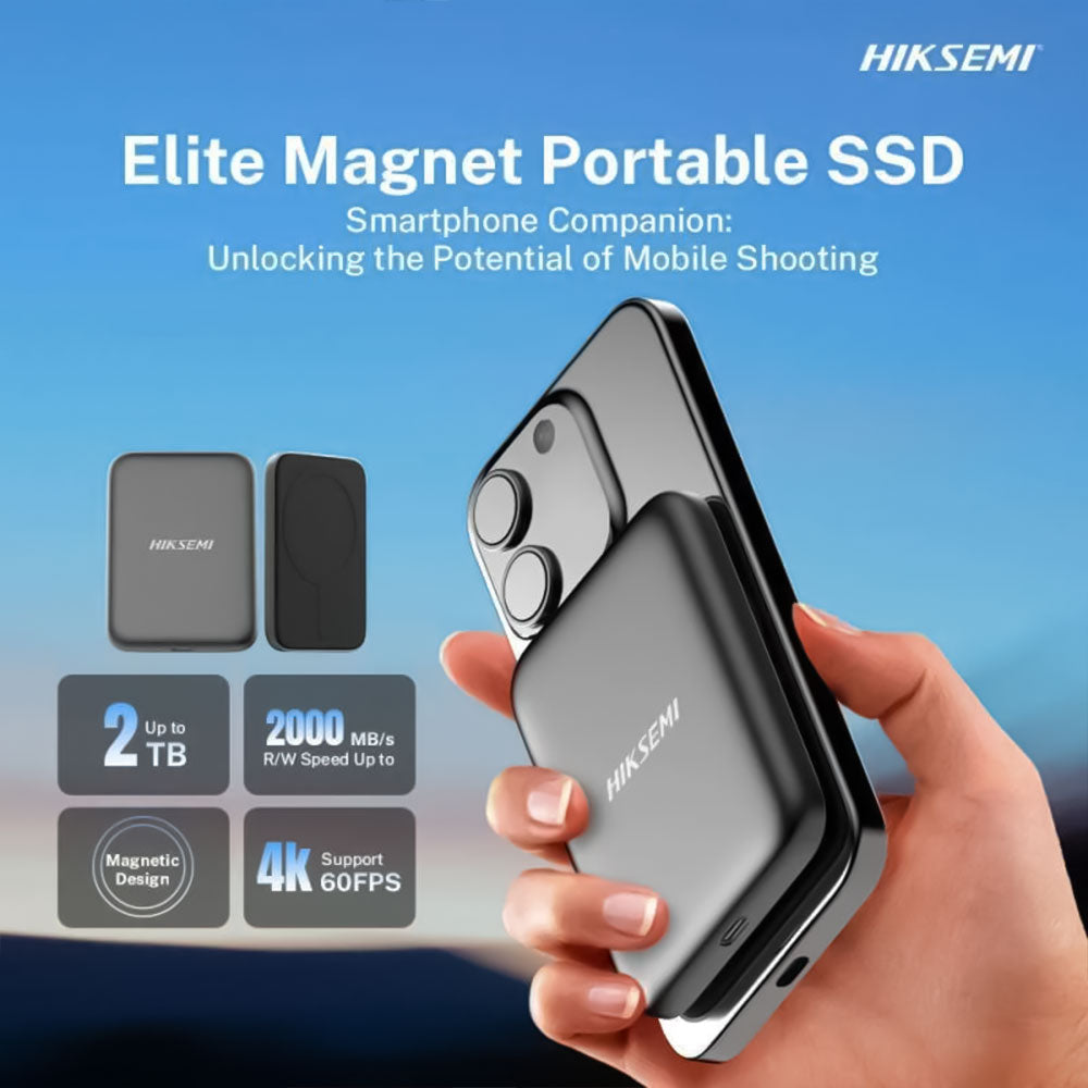 هارد درايف SSD خارجي متنقل مغناطيسي هيكسيمي 2 تيرابايت Elite9