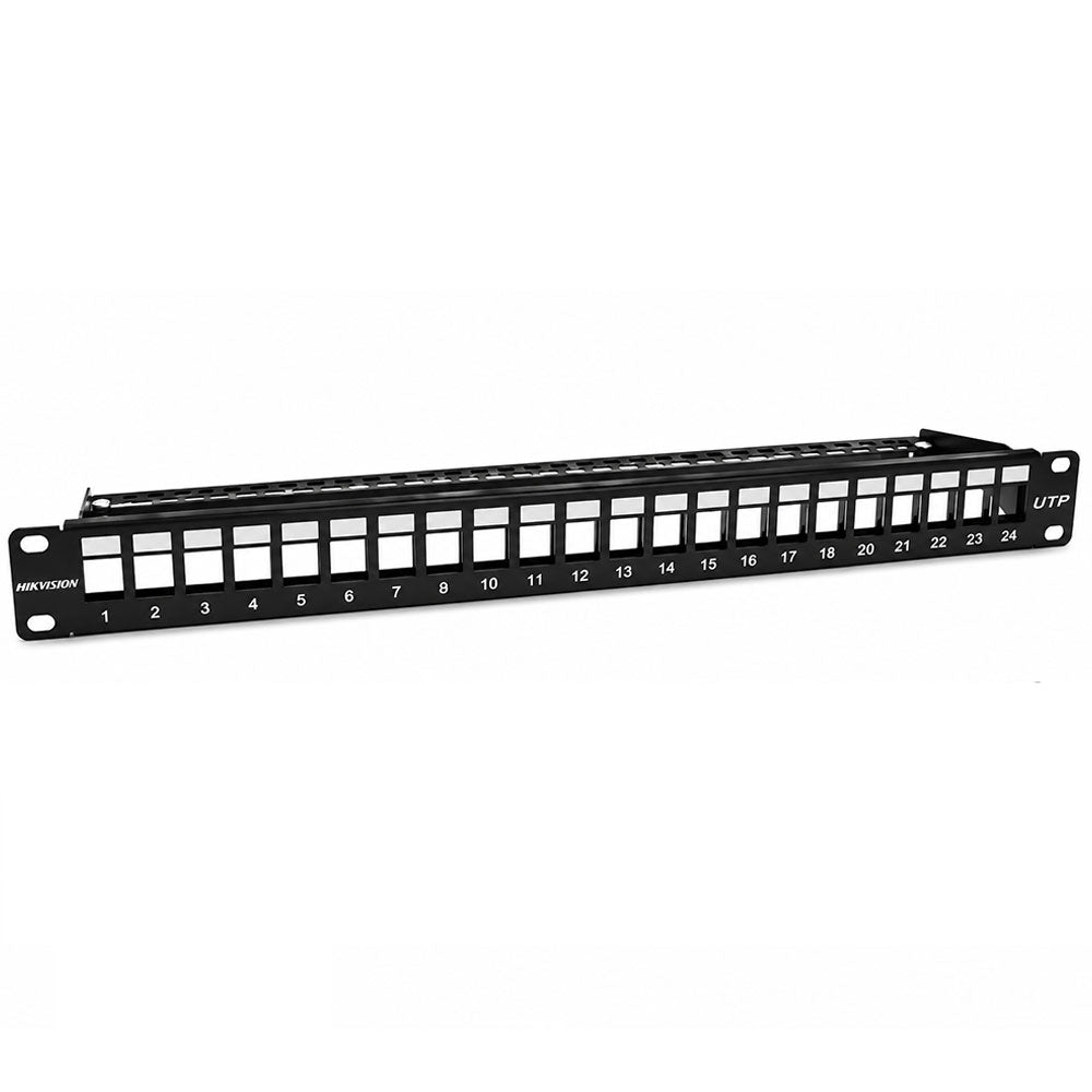 Hikvision DS-1CP0U24-1U Unloaded Patch Panel 24 Ports