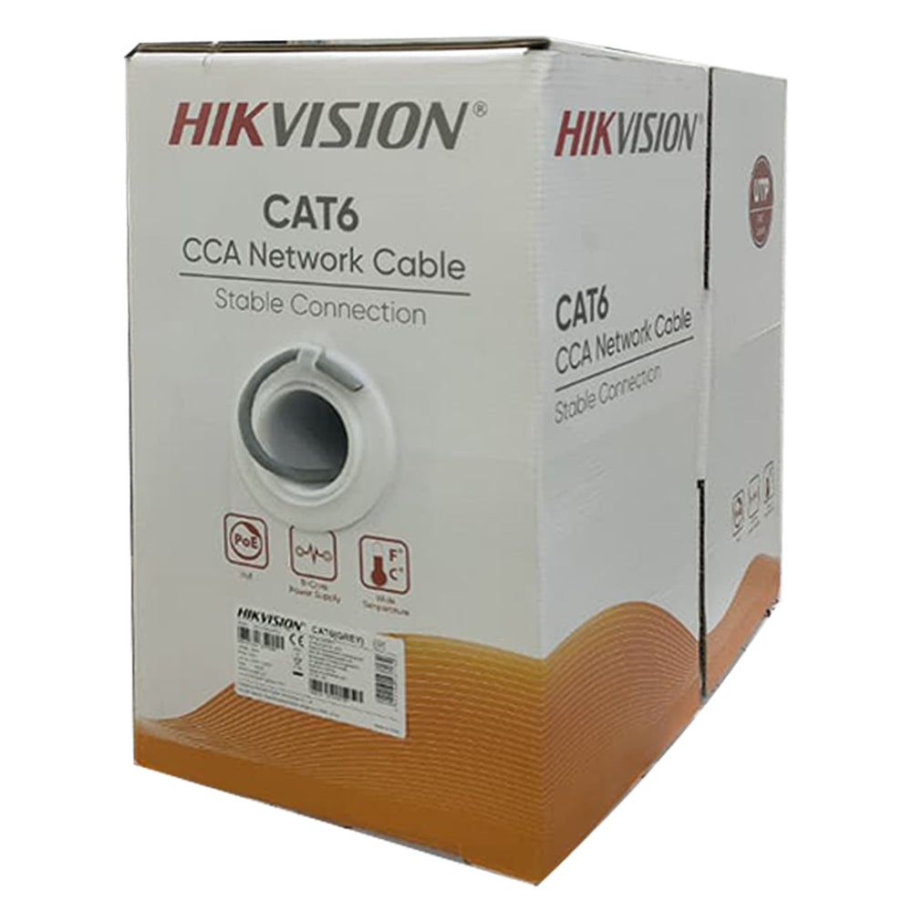 Hikvision DS-1LN6UUCCA Network Cable 305m Cat6 UTP - Gray