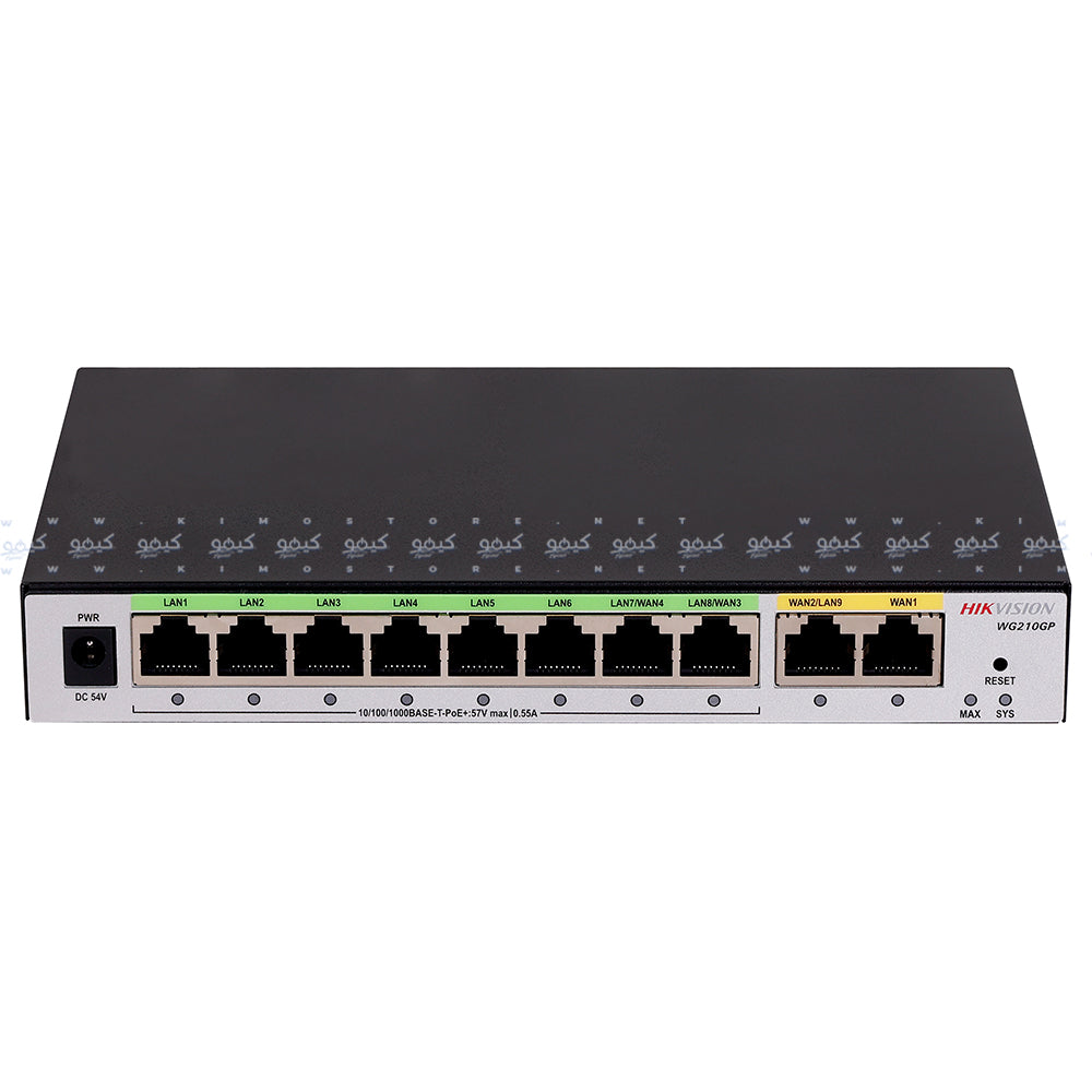 Hikvision DS-3WG210GP-SI All in One PoE Router 8 Ports 1000Mbps