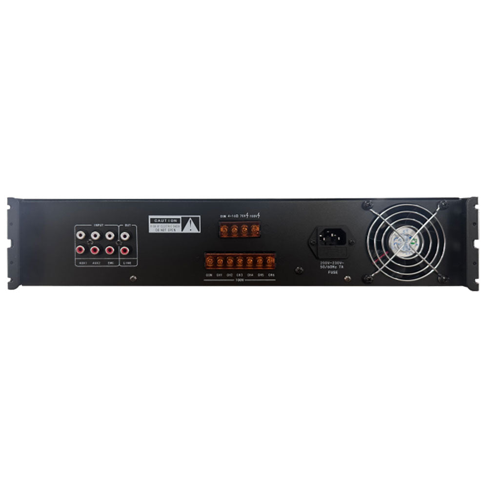 مضخم صوت انالوج هيكفيجن 120 وات DS-QAE0A120G1-VB6 6-Zone - أسود