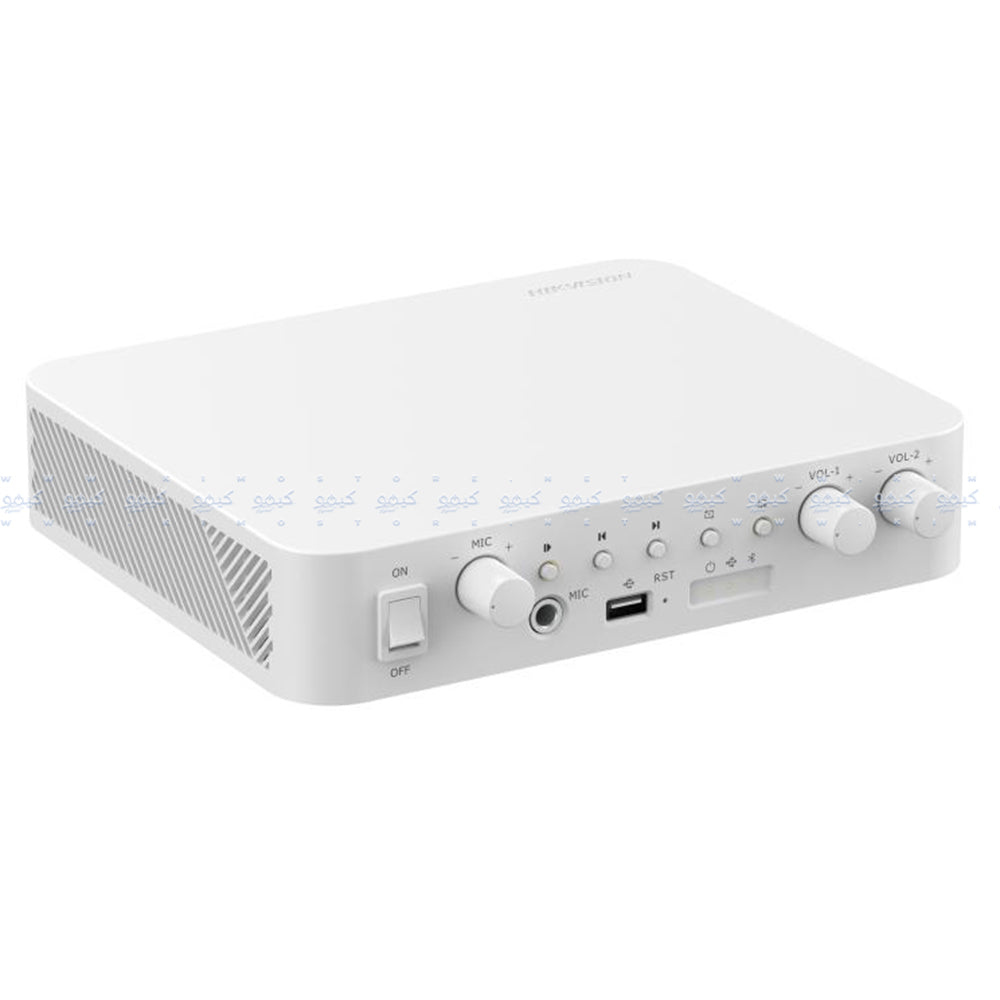 مضخم صوت هيكفيجن مدخلين نت ووك 80 وات DS-QAE1A80G1-VB - أبيض