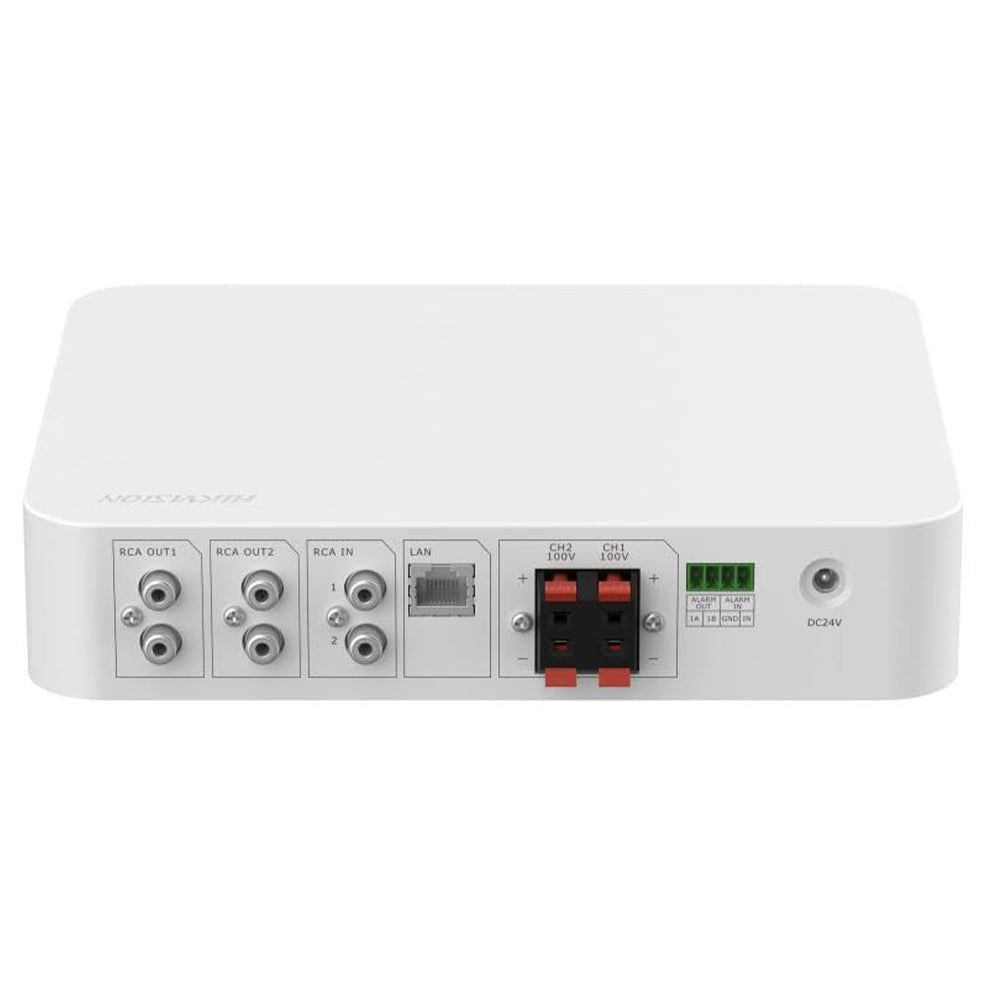 Hikvision DS-QAE1A80G1-VB 2-Zone Network Mixer Amplifier 80W - White