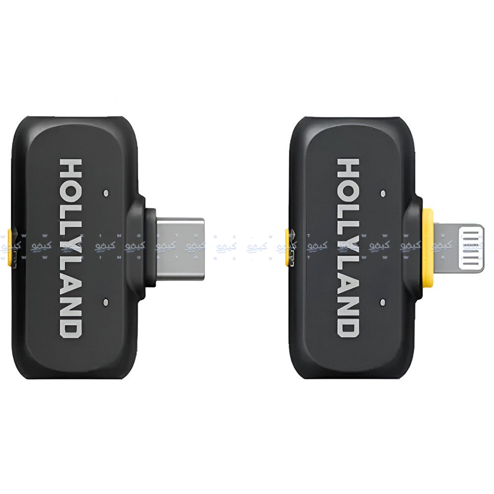 Hollyland LARK A1 Combo 3in1 2.4GHz Dual Channel Wireless Lavalier Microphone System (Local Warranty) - Black