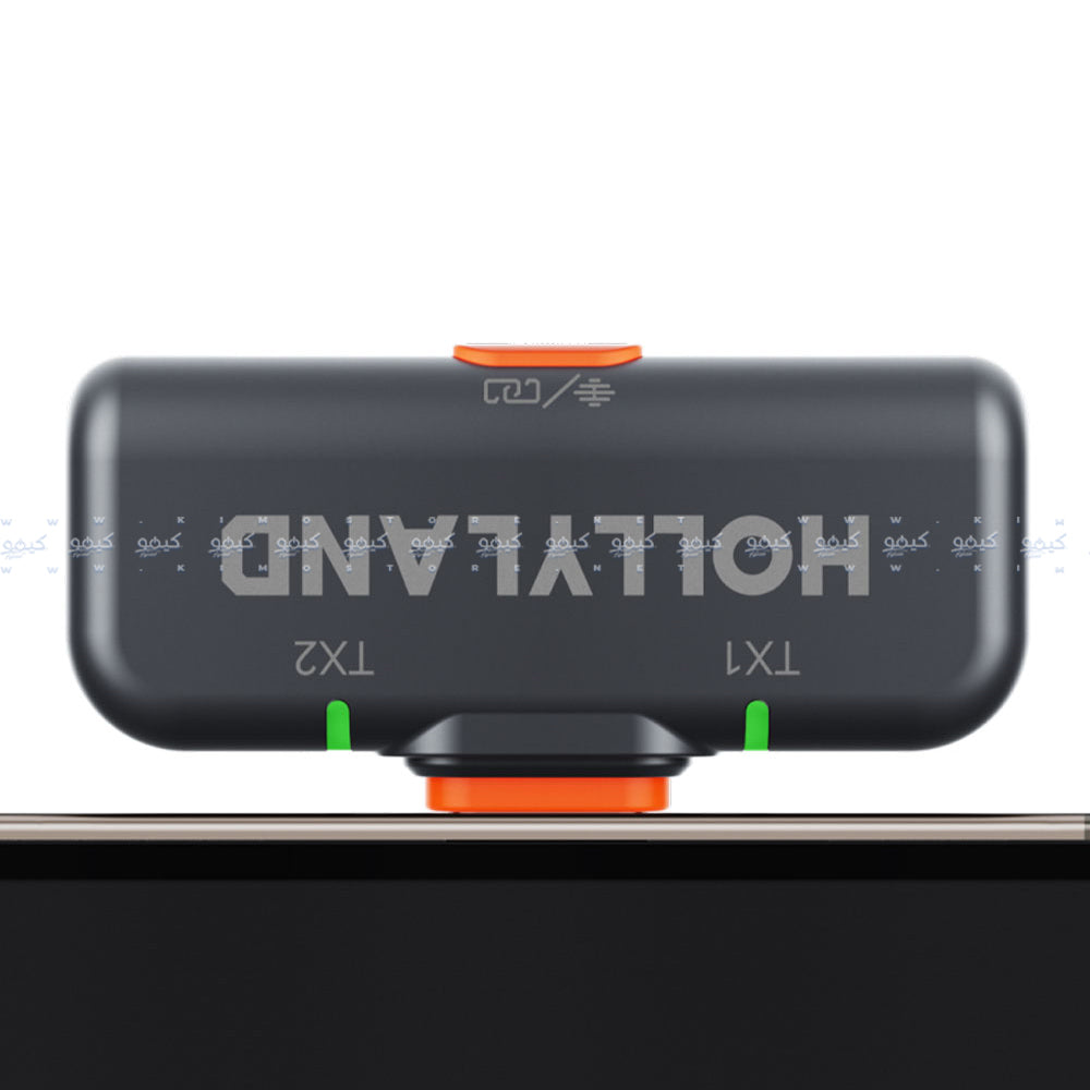 نظام ميكروفون كومبو هولي لاند لاسلكي بمشبك 3 في 1 ثنائي القناة 2.4 جيجاهرتز LARK M2S (ضمان محلي) - اسود