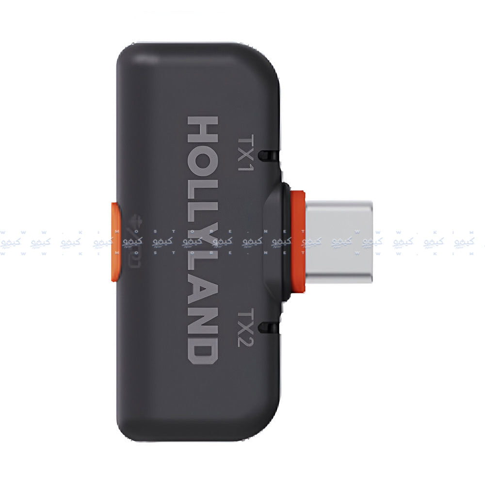 نظام ميكروفون كومبو هولي لاند لاسلكي بمشبك 3 في 1 ثنائي القناة 2.4 جيجاهرتز LARK M2S (ضمان محلي) - اسود