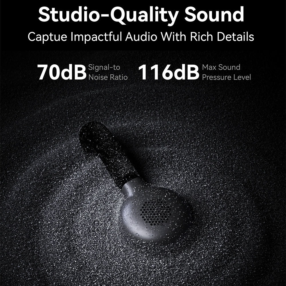 نظام ميكروفون كومبو هولي لاند لاسلكي بمشبك 3 في 1 ثنائي القناة 2.4 جيجاهرتز LARK M2S (ضمان محلي) - اسود