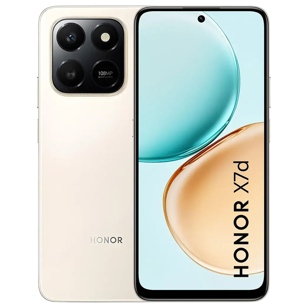 Honor X7d Dual SIM (128GB 6GB Ram 6.77 Inch 5G) - Desert Gold