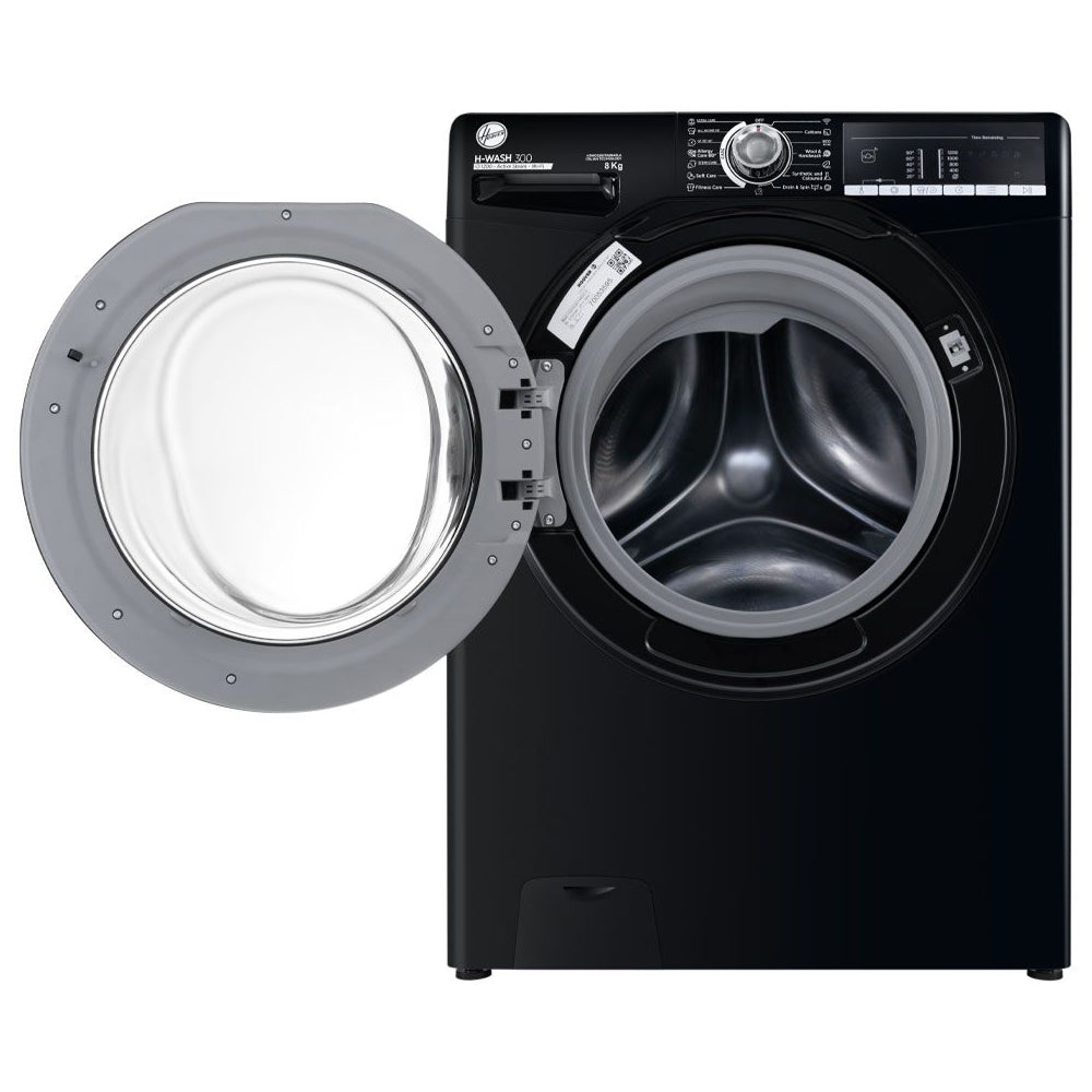 Hoover Front Load Fully Automatic Washing Machine H3WOS283TABB4ELA 8Kg - Black