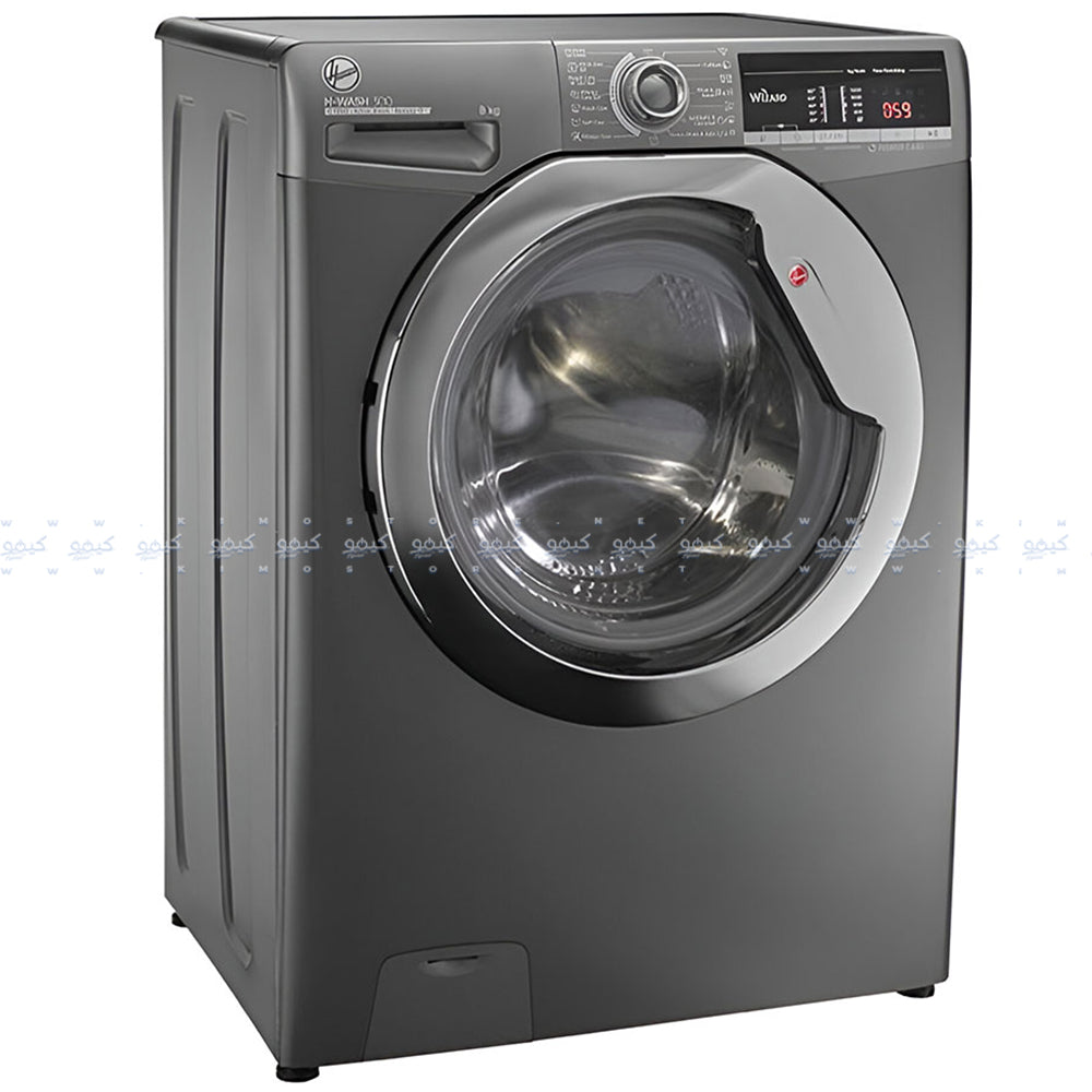 غسالة ملابس هوفر فول أتوماتيك تحميل أمامي 8 كجم H3WS383TAC3R-ELA - فضى