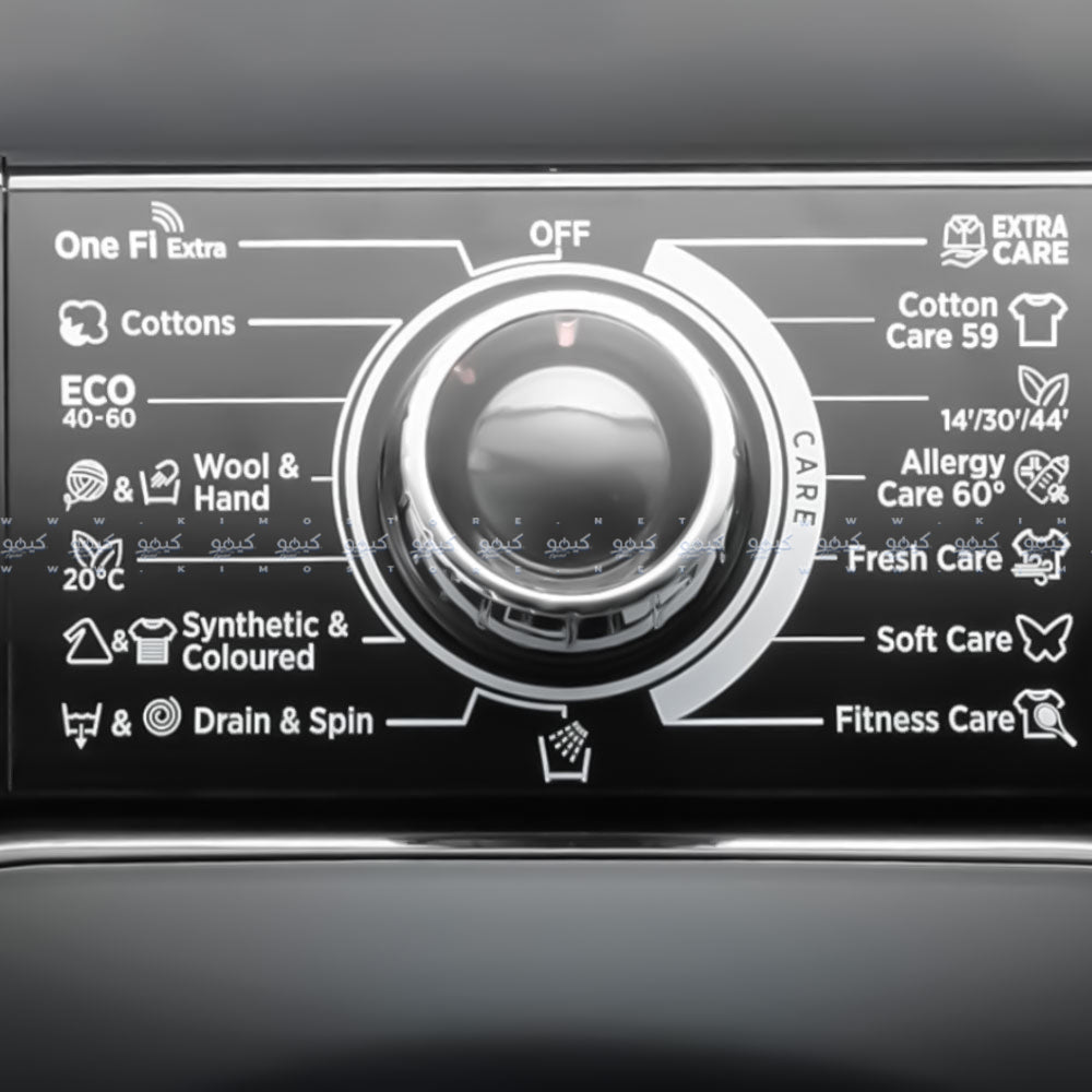 Hoover Front Load Fully Automatic Washing Machine Inverter H3WS17TMF3B-ELA 7Kg - Black