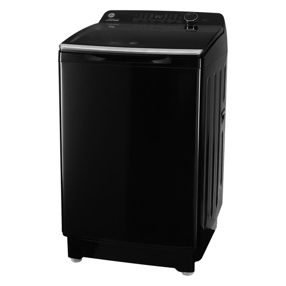 غسالة ملابس هوفر اوتوماتيك نفرتر بطلمبة DDM تحميل علوي 12 كجم HWH-TLD12DBK - أسود