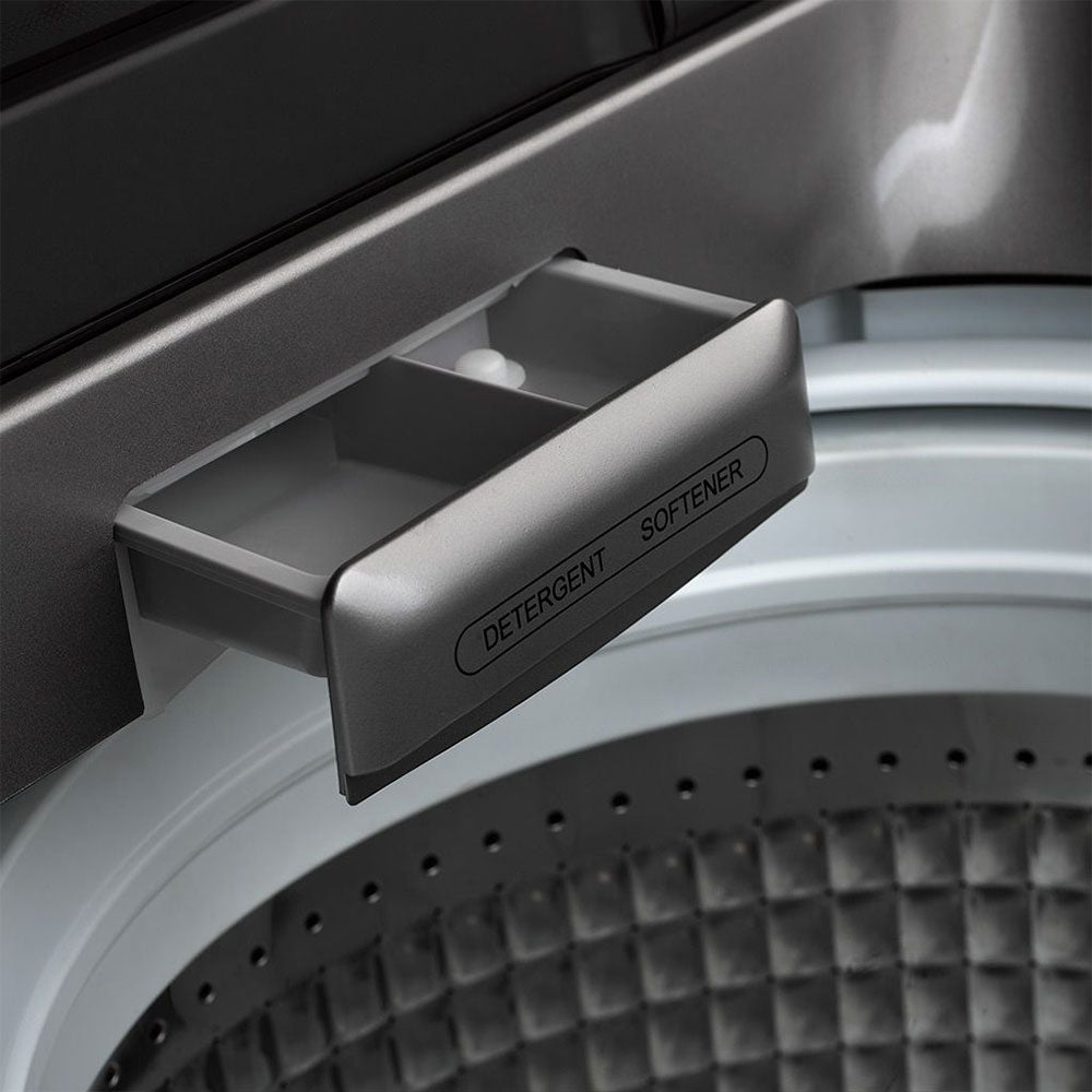 غسالة ملابس هوفر اوتوماتيك نفرتر بطلمبة DDM تحميل علوي 14 كجم HWH-TLD14DBK - أسود