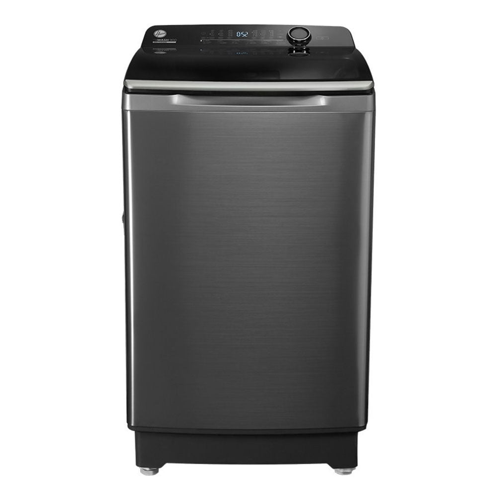 غسالة ملابس هوفر اوتوماتيك بطلمبة تحميل علوي 12 كجم HWH-TLN12DSL - سيلفر