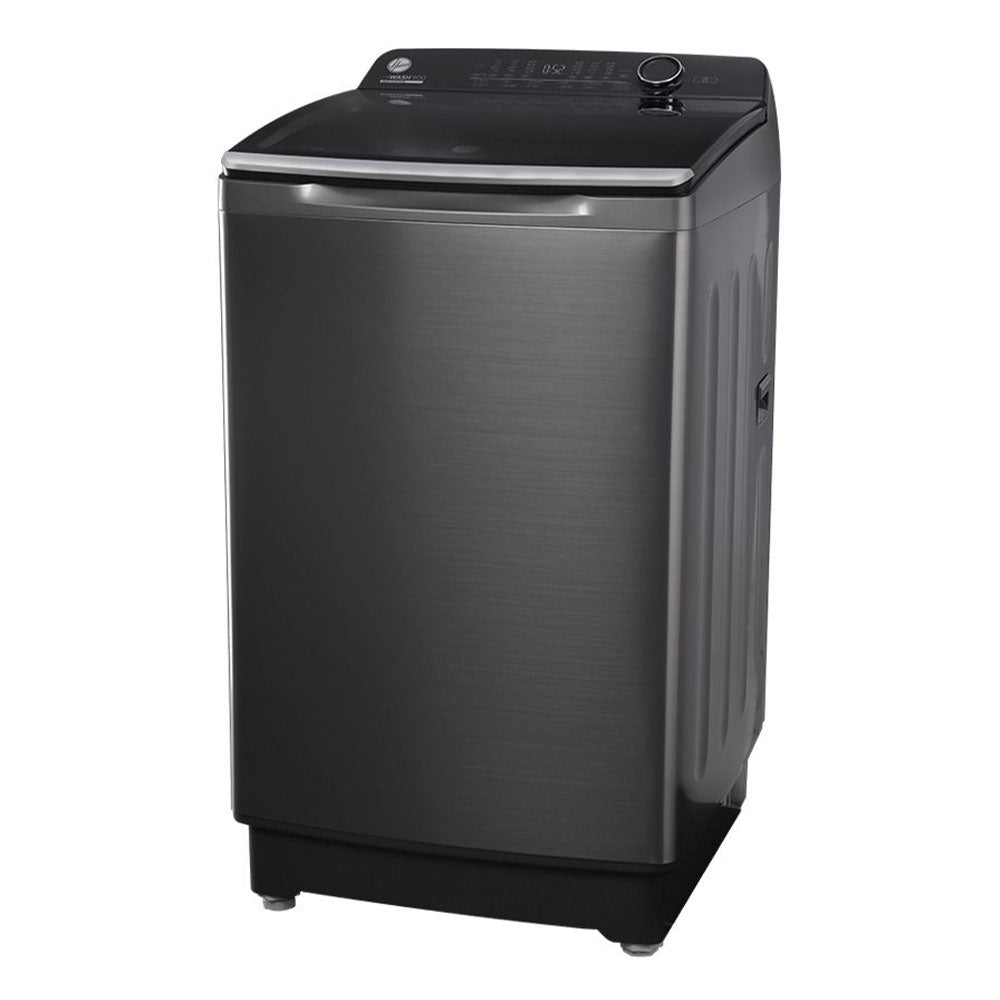 غسالة ملابس هوفر اوتوماتيك بطلمبة تحميل علوي 12 كجم HWH-TLN12DSL - سيلفر