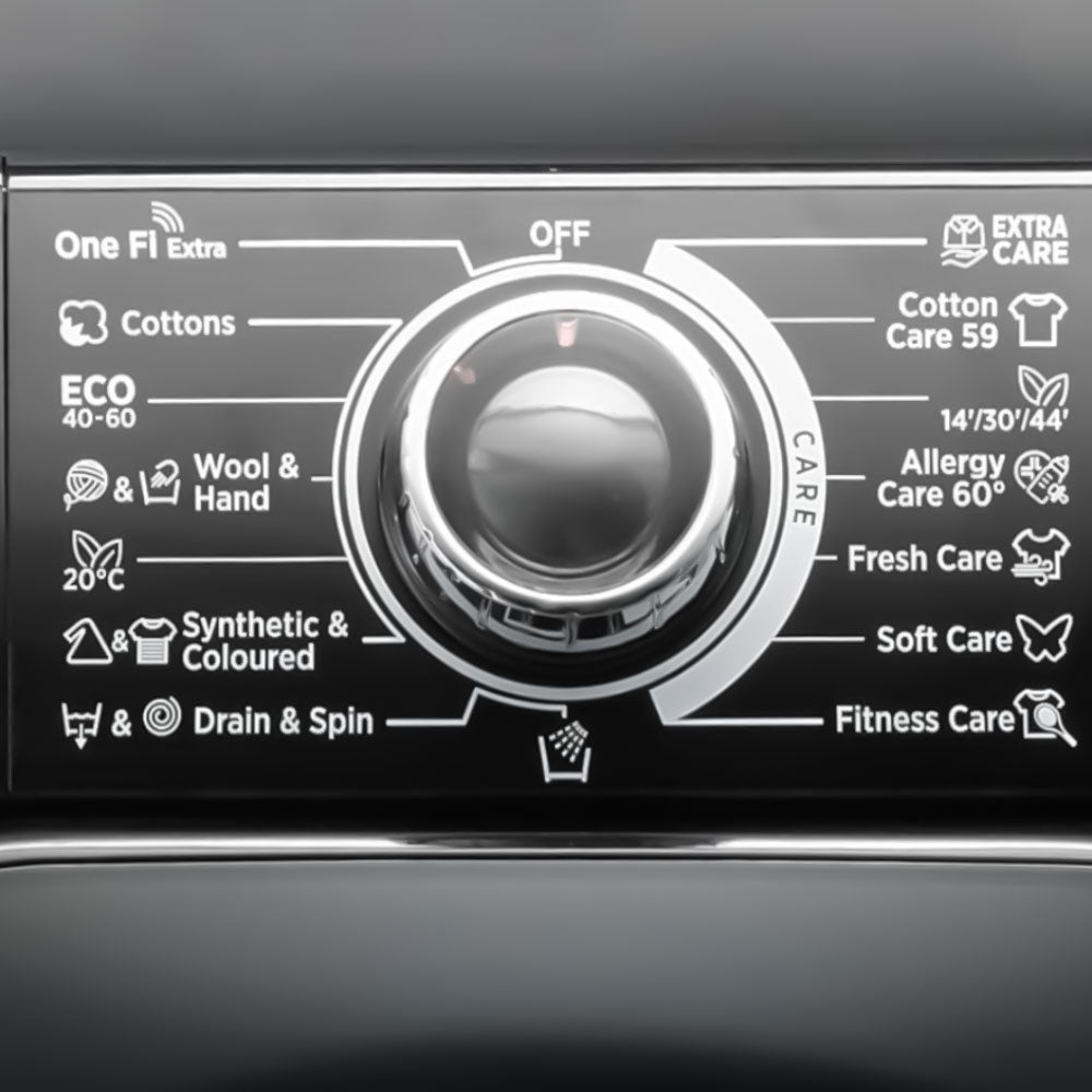غسالة ملابس هوفر فول أتوماتيك انفرتر تحميل أمامي 7 كجم H3WS17TMF3B-ELA - اسود