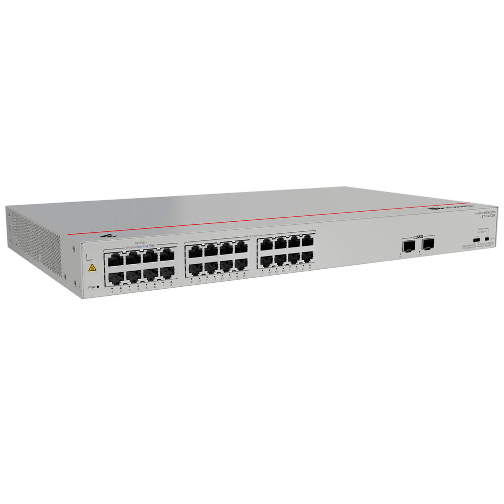 Huawei eKitEngine S110-24LP2SR Unmanaged Rackmount PoE+ Switch 24 Ports 10/100/1000Mbps + 2 Ports