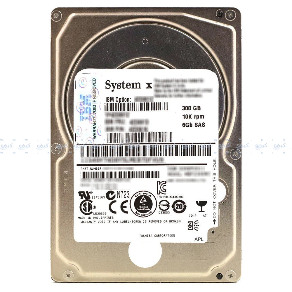 IBM System X 1P90Y8877 300GB SAS 10K Hard Drive (Original Used)