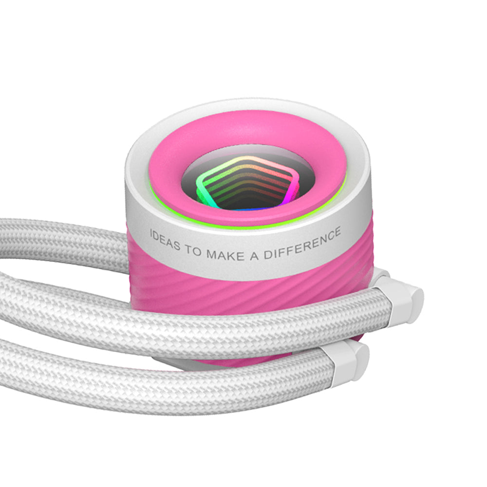 نظام تبريد مائي للبروسيسور اي دي-كولينج 360 ملم FX360 INF PINK ARGB AIO