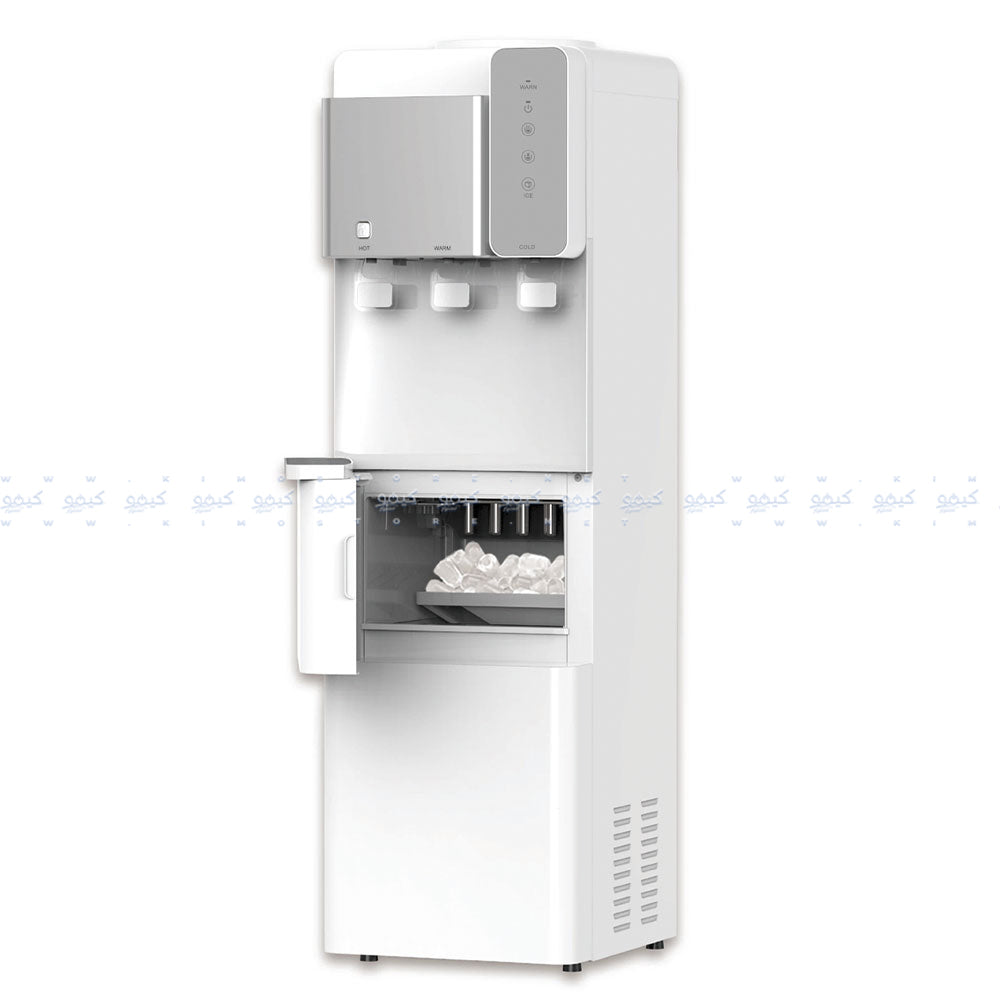 مبرد مياه مع صانع ثلج ايدو WDIM500-WHSV - فضي