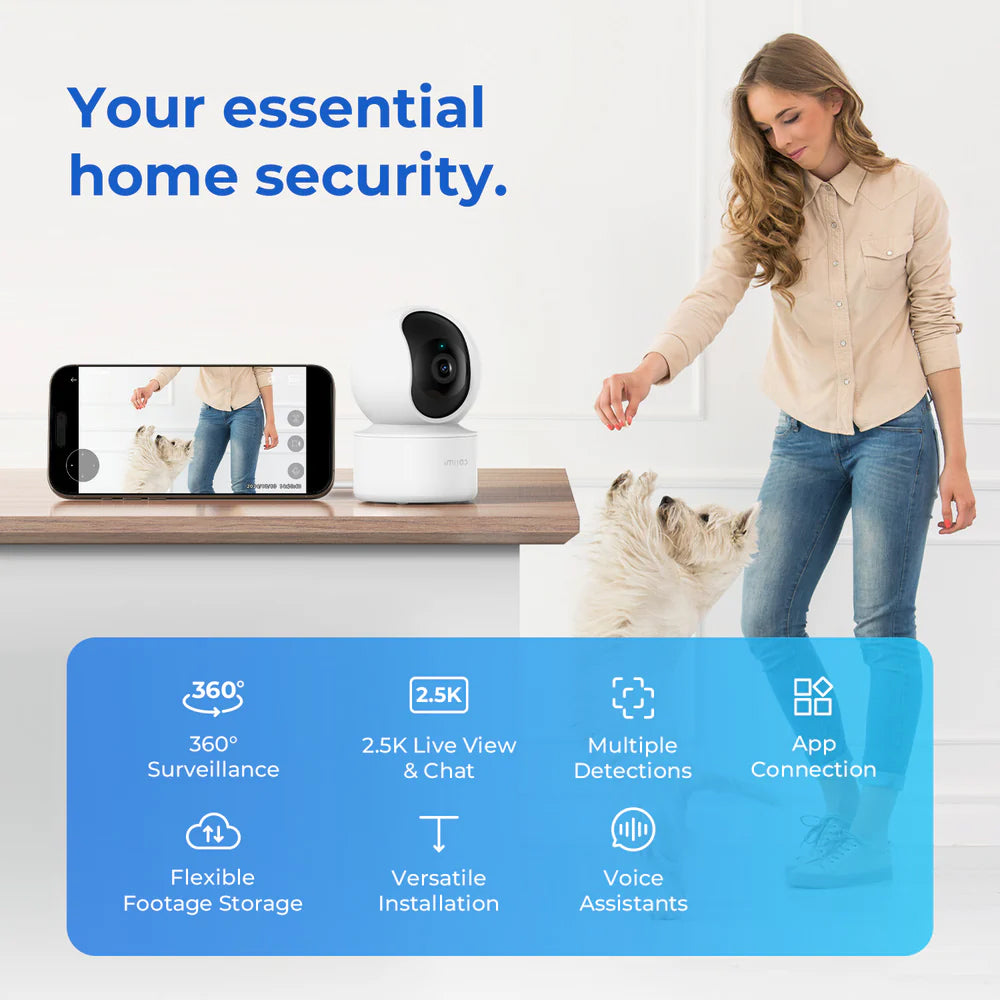 IMILAB C21 Wi-Fi Pan & Tilt AI Indoor Security Camera 2.5K 4MP (Mic)