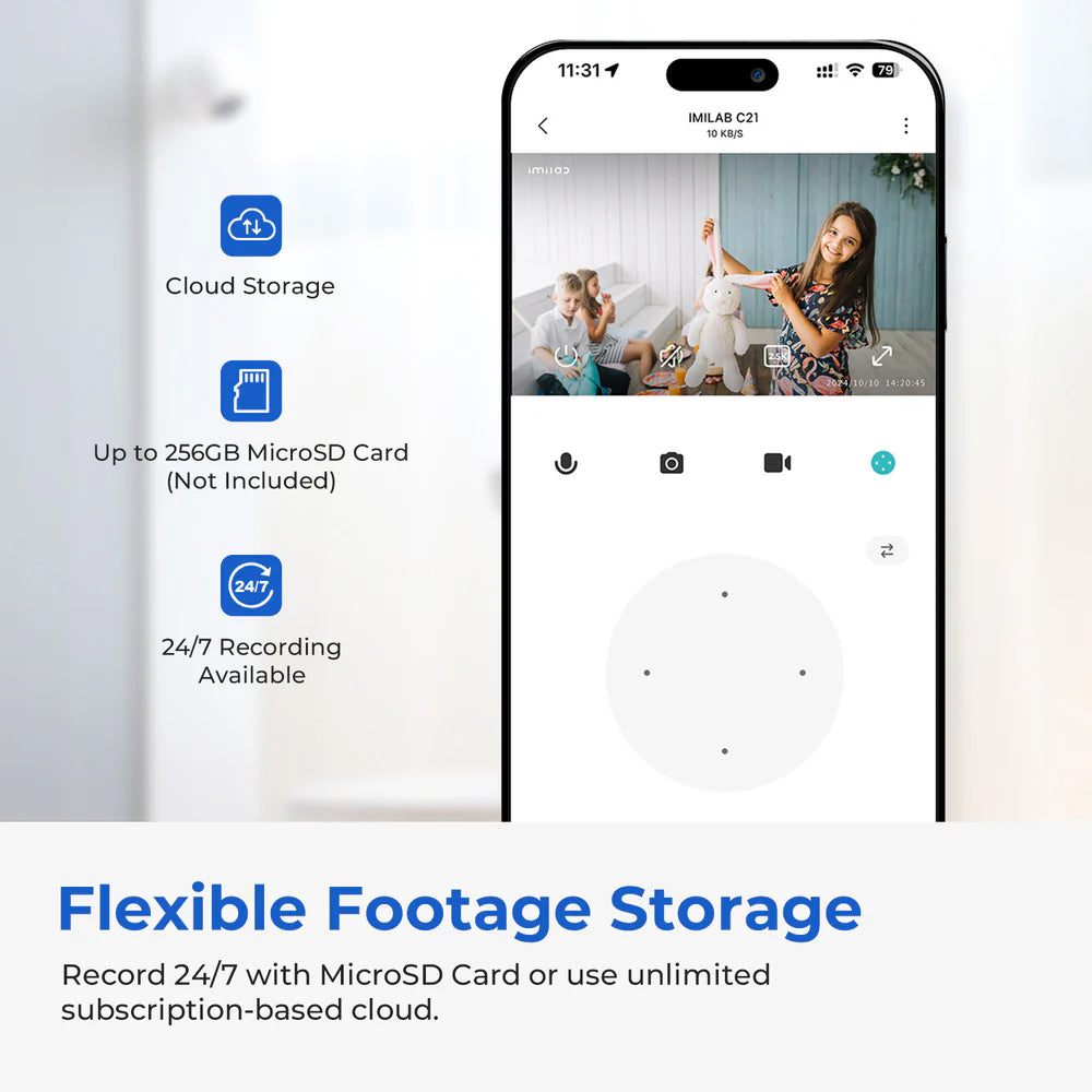 Xiaomi IMILAB C21 Wi-Fi Pan & Tilt AI Indoor Security Camera 2.5K