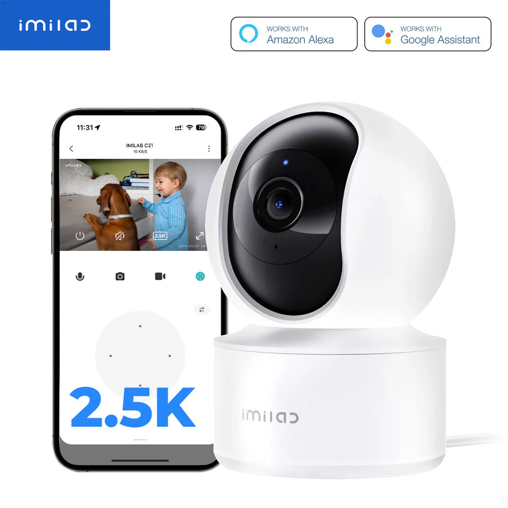 Xiaomi IMILAB C21 Wi-Fi Pan & Tilt AI Indoor Security Camera 2.5K 4MP